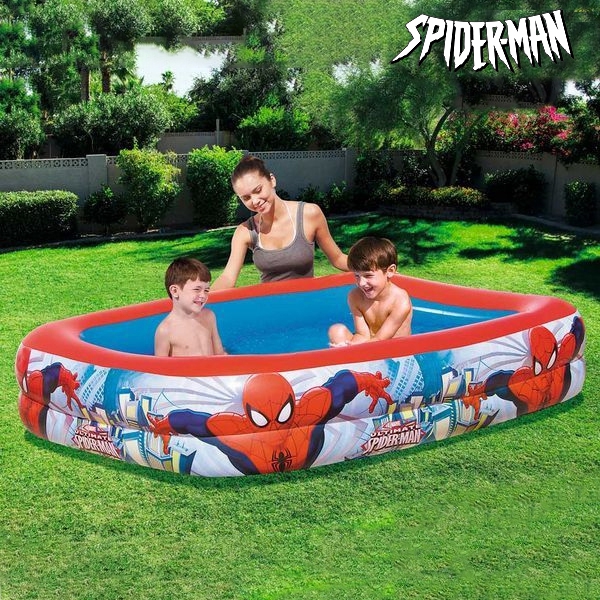 piscine gonflable spiderman